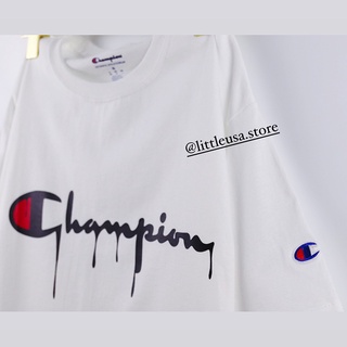 Áo thun CHAMPION® TAGLESS IN LOGO TAN CHÃY - Unisex Nam Nữ