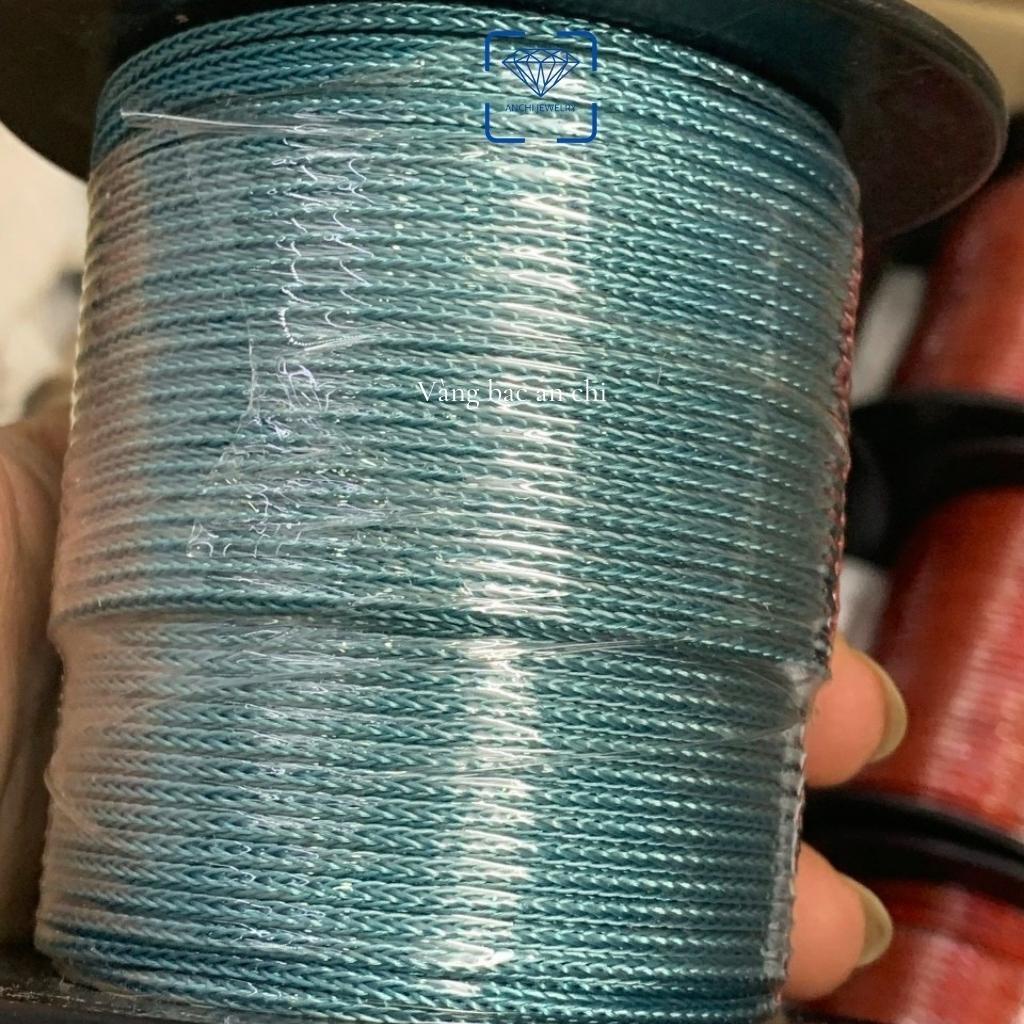 Dây cước, dây da, chặn cao su làm vòng tay phong thủy đeo charm. Anchi jewelry