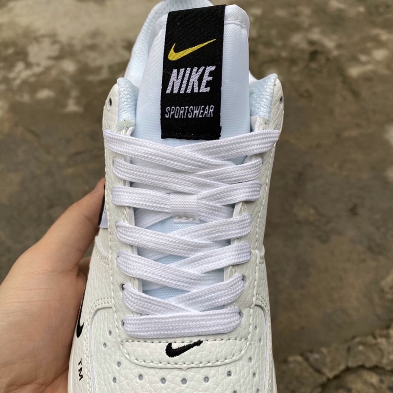 GIÀY AF1 TM BLACK WHITE SC [ FREESHIP + BOX ]