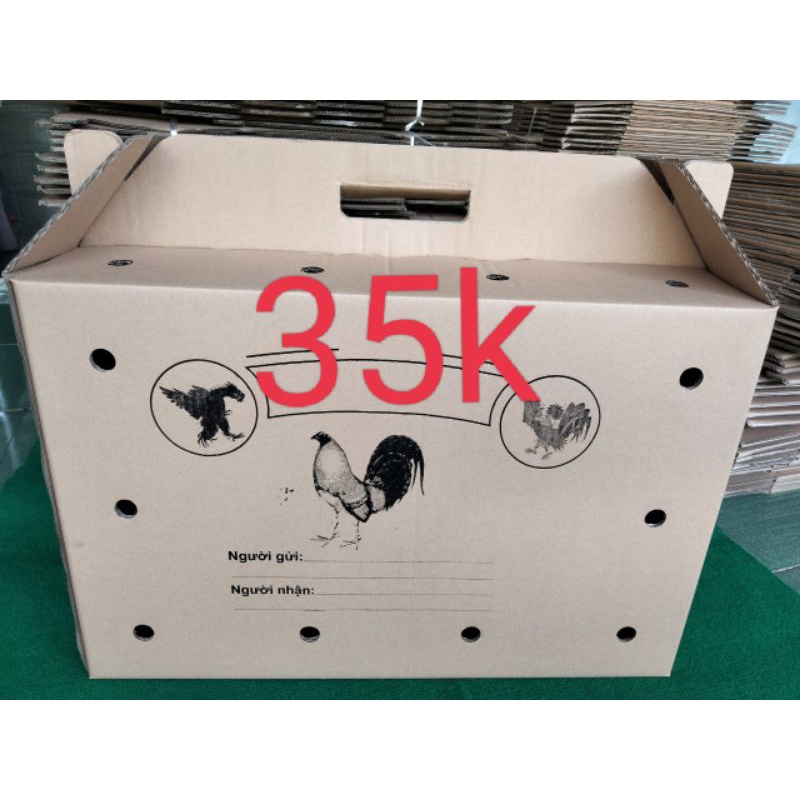 5 thùng đựng gà [carton 5 lớp loại lớn 60×24×40]