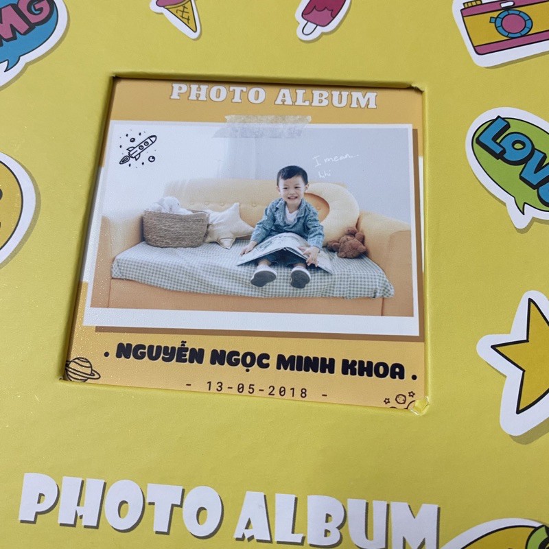 Ảnh bìa album cỡ 10.10cm