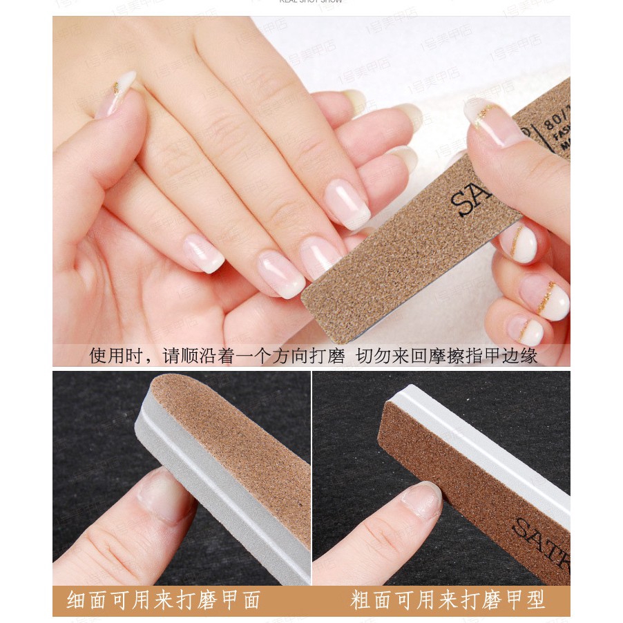 [Hàng mới về] Cây dũa móng tay chuyên nghiệp bằng gỗ