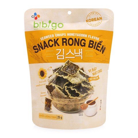 Snack rong biển vị truyền thống Bibigo gói 25g