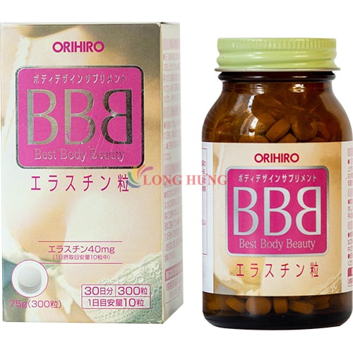 Viên uống Orihiro BBB Best Body Beauty hỗ trợ tăng vòng 1 (300 viên)