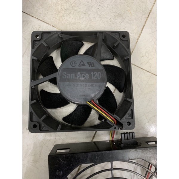 Quạt tháo máy chủ Dc 12v vuông 12cm dày 2cm