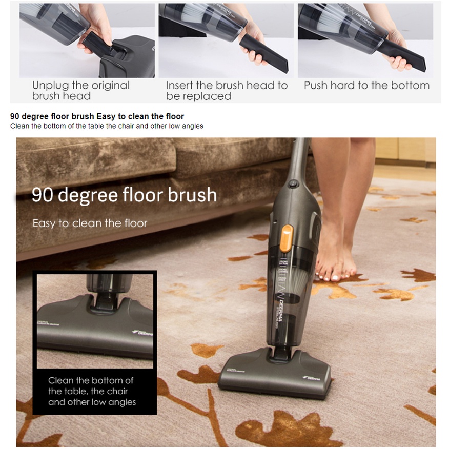 Cây hút bụi mini cầm tay Deerma DEM-DX115C