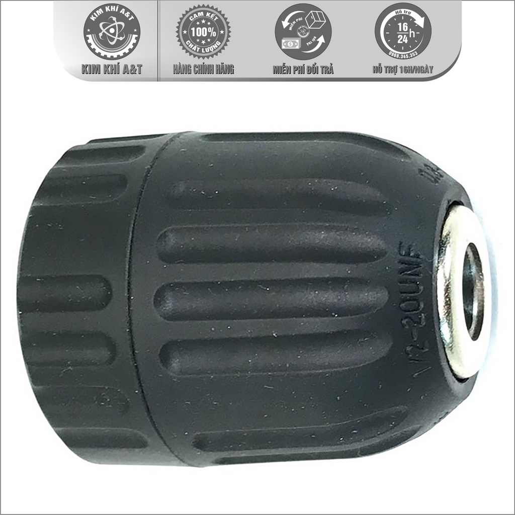 Đầu khoan - kẹp mũi khoan nhựa 10mm 13mm