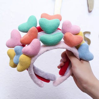 Cài tóc make up hình trái tim siêu cute
