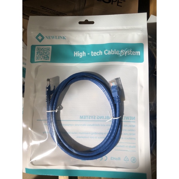 Dây mạng Cat6 NewLink cao cấp 10/100/1000. CHÍNH HÃNG, ĐẦU ĐÚC 0.3M-5M