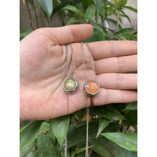 Dây Lăng Nghiêm màu trắng (mặt sau omani hoặc Kim Cang Tạng) (đã g.ia tr.ì)