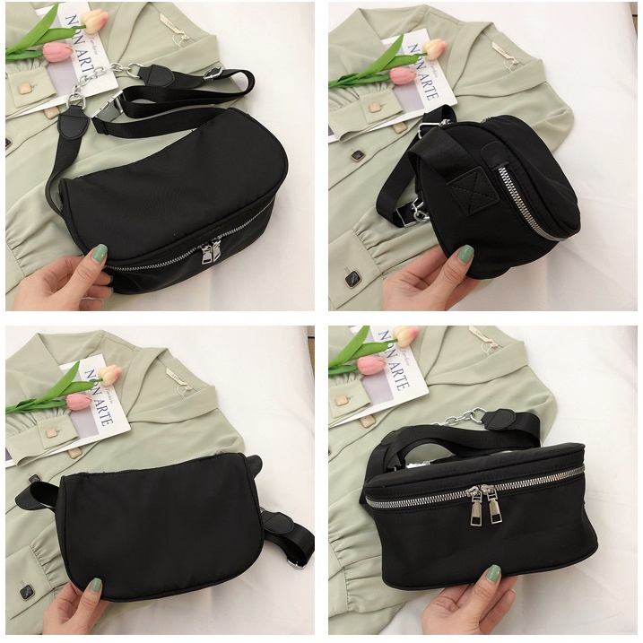 Túi Đeo Chéo Vai Bằng Nylon Sức Chứa Lớn Thời Trang Sành Điệu Cho Nữ