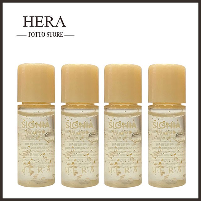 Cặp nước hoa hồng và Sữa dưỡng tái sinh da Hera chiết xuất vàng 24k HERA Signia 5ml