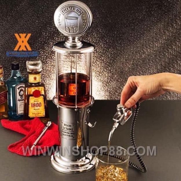 Bình Rót Bia Rượu Bar Butler Hình Cây Xăng 1 Vòi Bơm