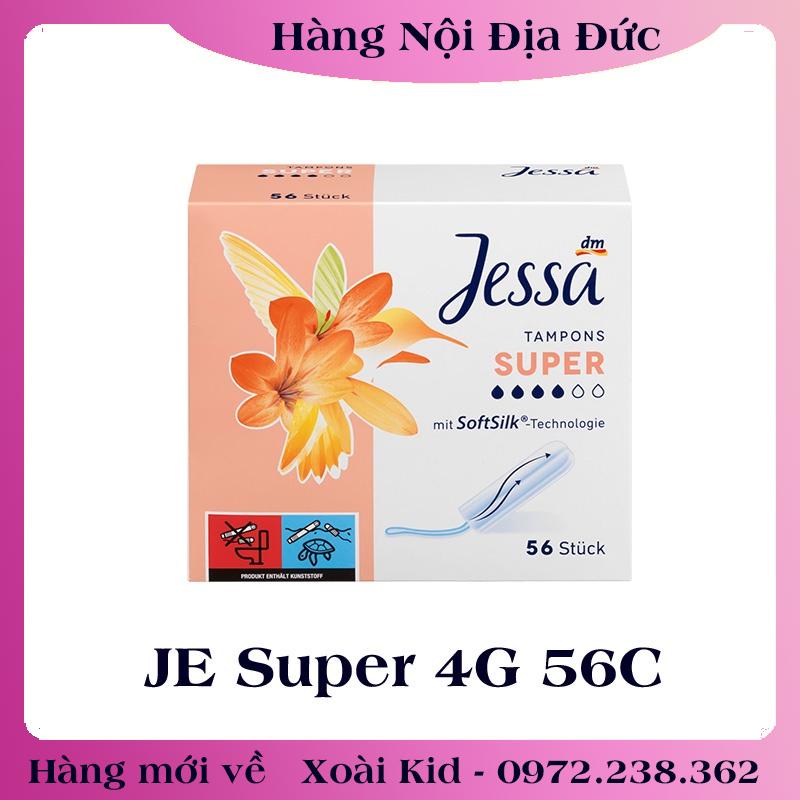 [có che tên] Băng vệ sinh Tampon Jessa Đức đủ size - Date mới đủ Bill