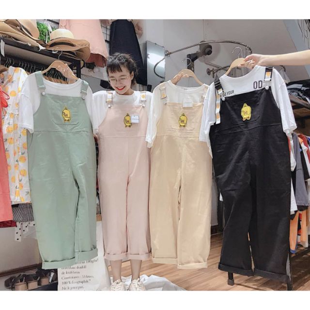 Quần Yếm KaKi Hoạt Hình QC002