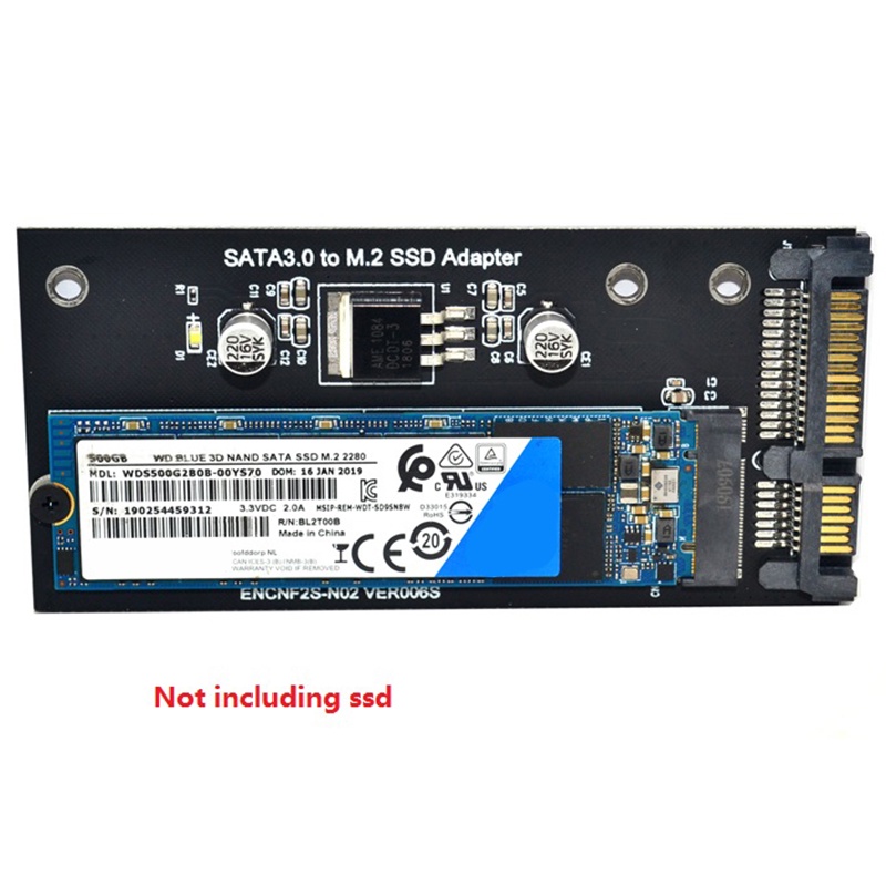 Thẻ Chuyển Đổi Ngff M.2 M2 Sata3 Raiser M.2 Sang Sata Ssd M2 Sang Sata 30 / 42 / 60 / 80mm