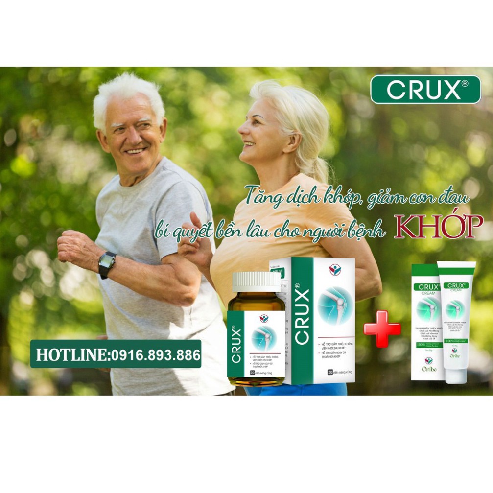 Crux cream - Kem thoa giảm đau khớp (tuýp 50g)