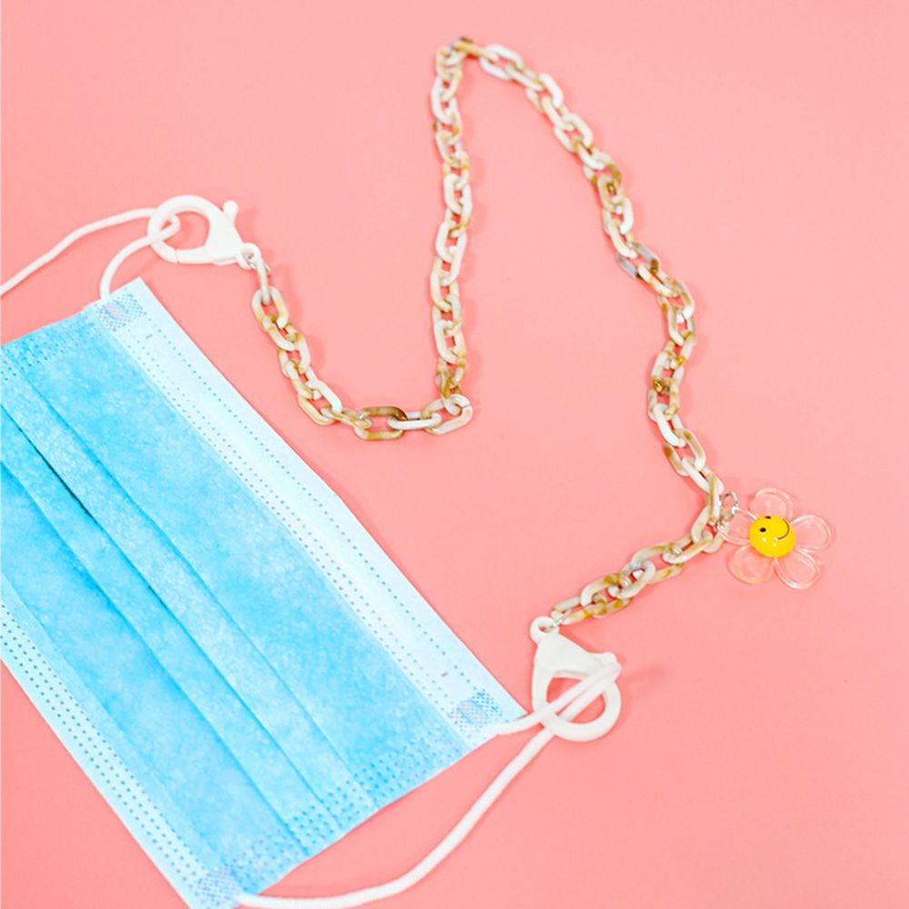 Dây đeo mắt kính bằng acrylic trong suốt chống trượt chống mất tiện dụng