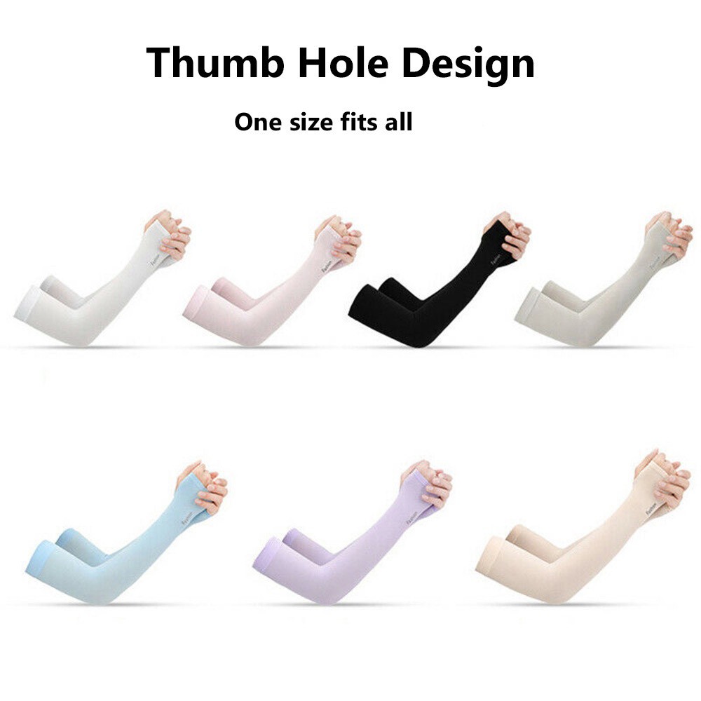 [Mã FAMARAL2 giảm 10K đơn 50K]Găng tay chống nắng xỏ ngón Let's Slim 5014