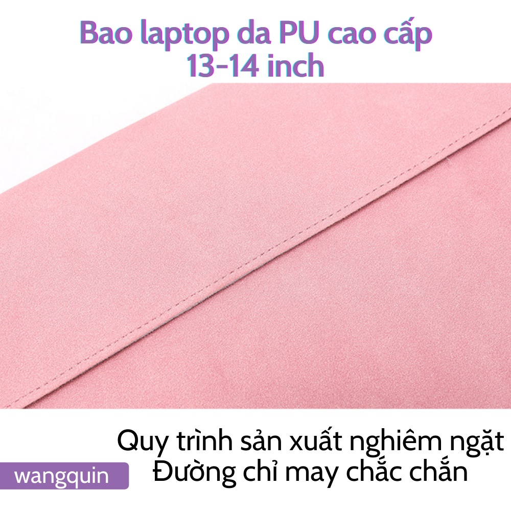 Túi đựng bảo vệ cho Macbook Air Pro Asus Acer 11.6&quot; / 13.3&quot; / 14&quot; Da cao cấp nhiều màu Bao Laptop Túi da đựng laptop