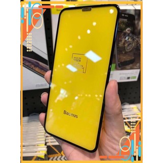 Combo 2 kính cường lực Baseus chống bụi màn loa cho iPhone X, XS, XR, XS Max, 11, 11 Pro, 11 Pro Max Full màn hình