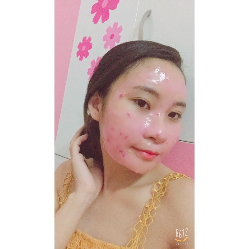 Mặt nạ collagen hoa hồng có cánh. Túi lớn 800gr