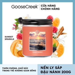 Nến ly sáp đậu nành goose creek 7oz - 200g - sunset sparkle