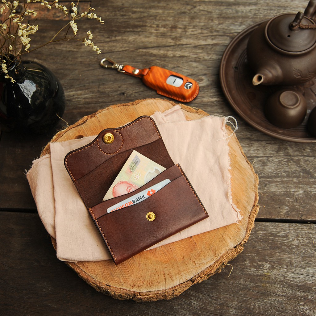 VÍ NỮ ĐƯNG THẺ TIỀN MINI - HANDMADE VI368