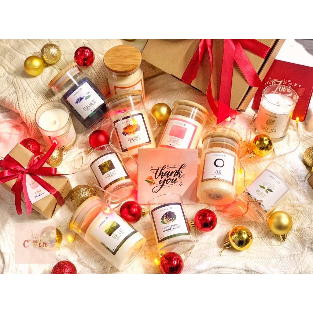 Nến Thơm AGAYA  Tinh Dầu Thiên Nhiên Cao Cấp Sáp Cọ - C'Yin Candle