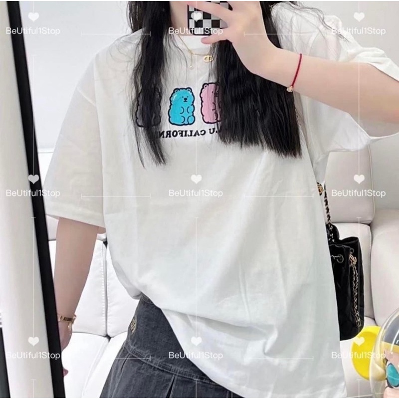 Áo thun WHO.A.U California hình 4 gấu  sale 85%