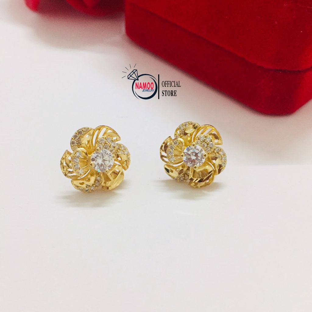Khuyên Tai Hoa Mai T527 Cho Nữ Namoo Jewelry