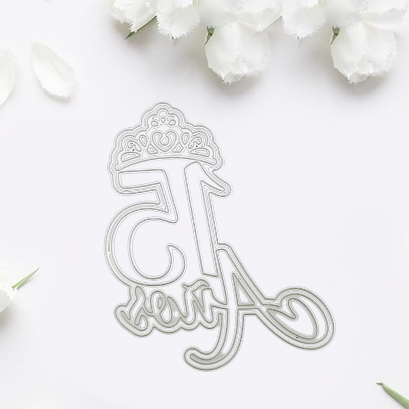 Khuôn Cắt Giấy Làm Từ Kim Loại Hình Trừu Tượng Trang Trí Scrapbook