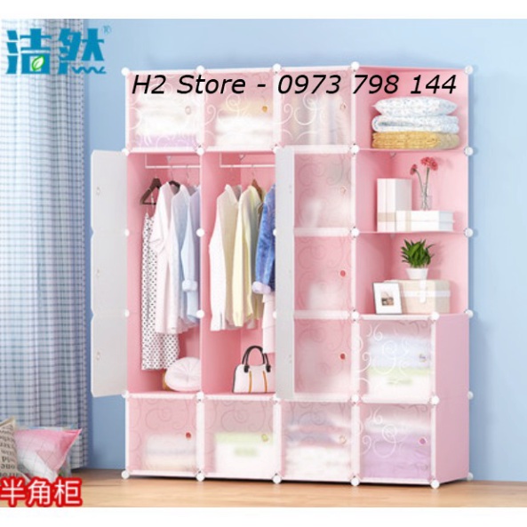[NHIỀU LỰA CHỌN] TỔNG KHO TỦ NHỰA LẮP GHÉP  20 Ô (BAO GỒM 3 KỆ) ĐỂ ĐỒ ĐA NĂNG CHO BÉ THÔNG MINH sâu 47cm