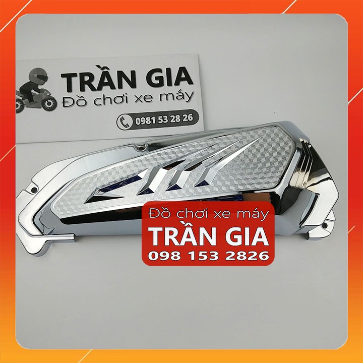 Chụp lọc gió xe sh350i sh350 sh 350i 350 năm 2022 ốp pô e bầu gió - phụ kiện trang trí xi inox cacbon