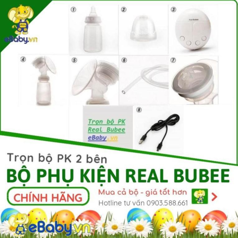 [HÀNG CHÍNH HÃNG] Phụ kiện máy hút sữa Real Bubee - Linh kiện thay thế cho máy hút sữa - Hàng mới_ Công ty Ebaby Việt Na