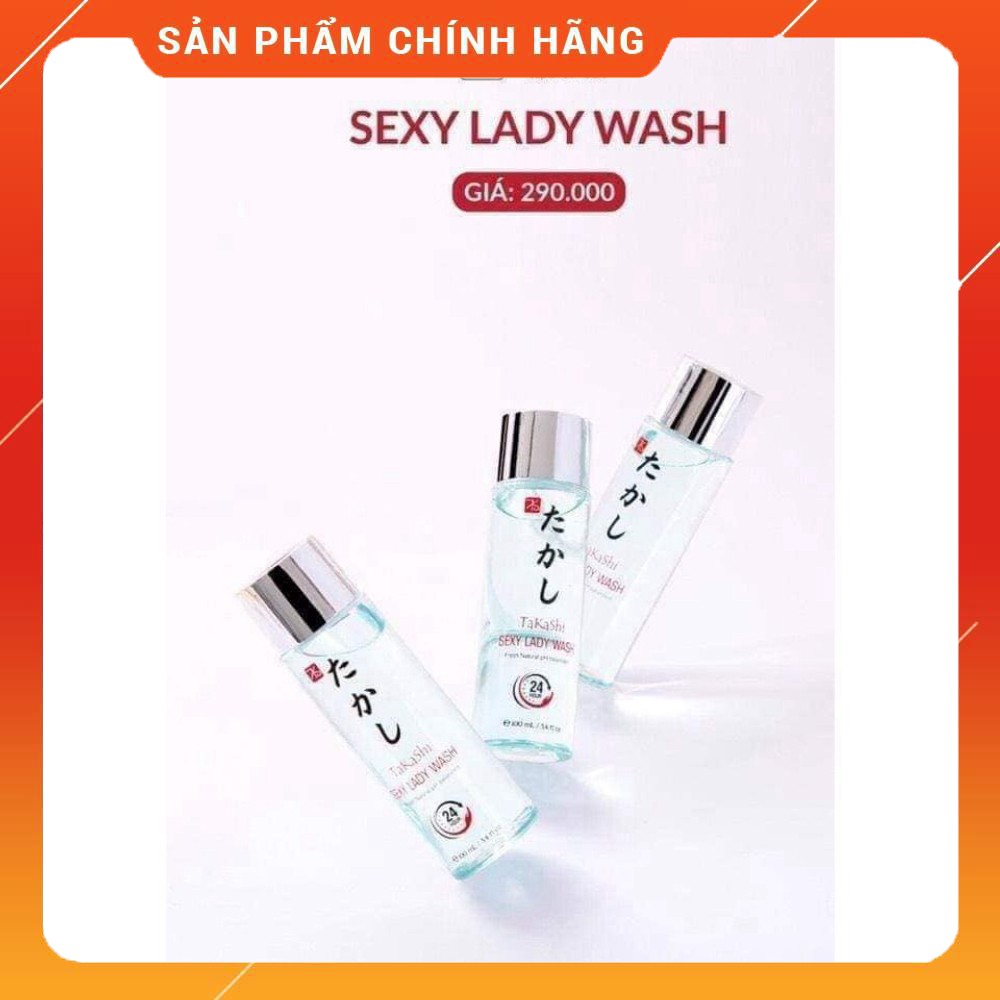 Gel vệ sinh phụ nữ TAKASHI sexy lady wash Ngăn ngừa các bệnh phụ khoa, cân bằng độ ẩm vùng kín