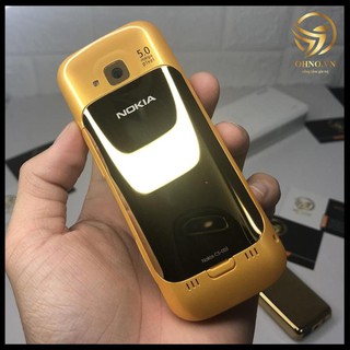 (TẶNNG SIM VINA) Điện Thoại NOKIA C5 00 Vàng Gold Main Zin Chính Hãng Bảo Hành 24 Tháng - OHNO