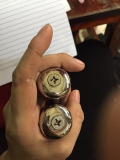 Gù gắn ghi đông Wave inox đặc.