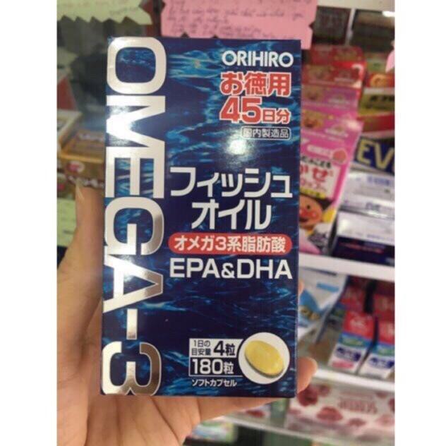 Dầu cá Omega 3 Orihiro 180 viên