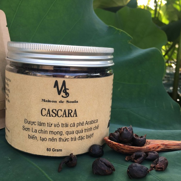 Trà cascara ( trà vỏ cà phê) làm từ vỏ trái arabica vụ mới 2021