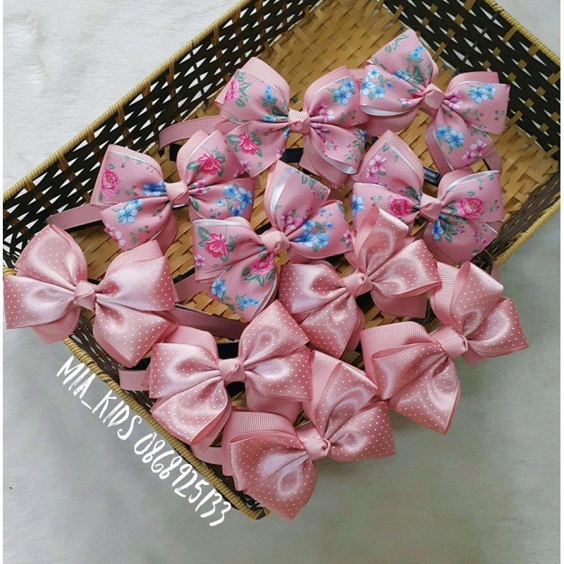 Bờm tóc cho bé - bờm tóc cho bé đính nơ họa tiết dễ thương cho bé 🎀 Bờm handmade cho bé🎀