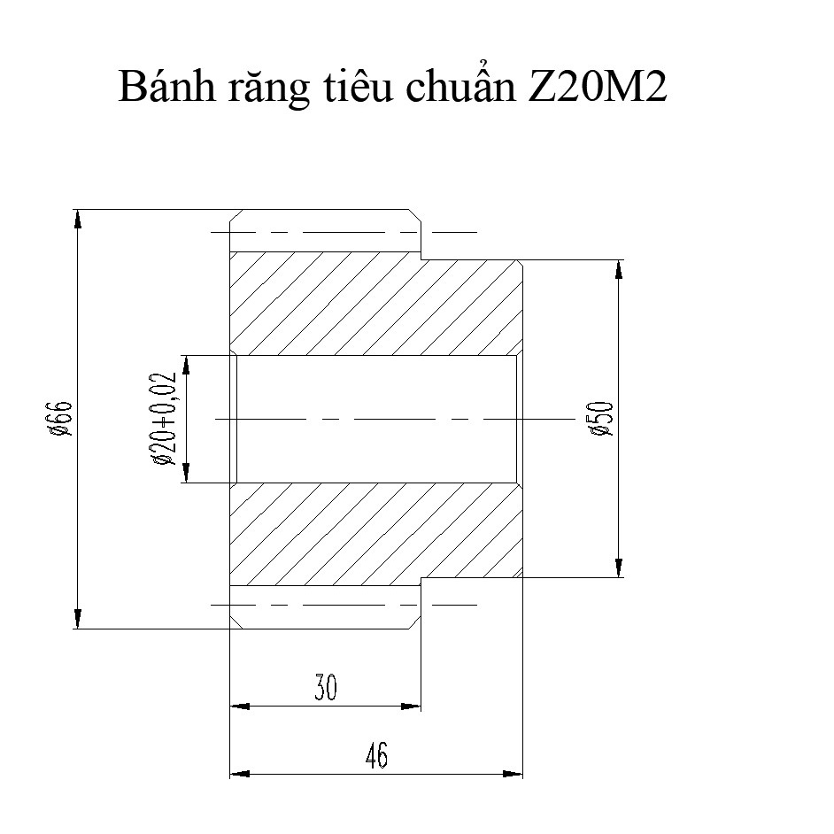 THANH RĂNG M3- 30x30x1000 BƯỚC T=9.42