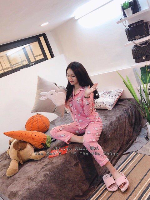 Bộ pizama dài tay - Bộ đồ mặc nhà