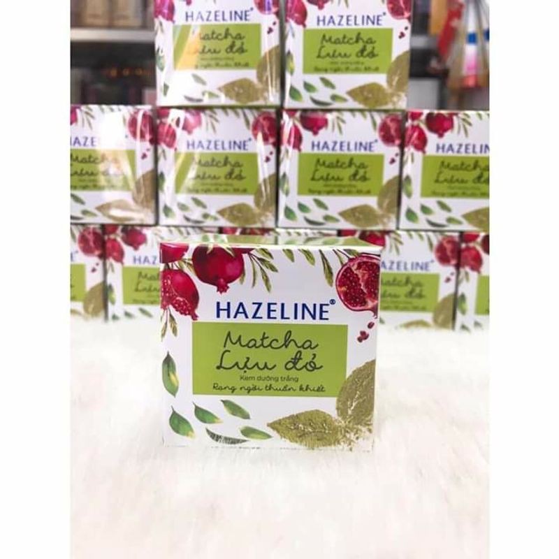 HAZELINE Kem dưỡng trắng matcha lựu đỏ 45g