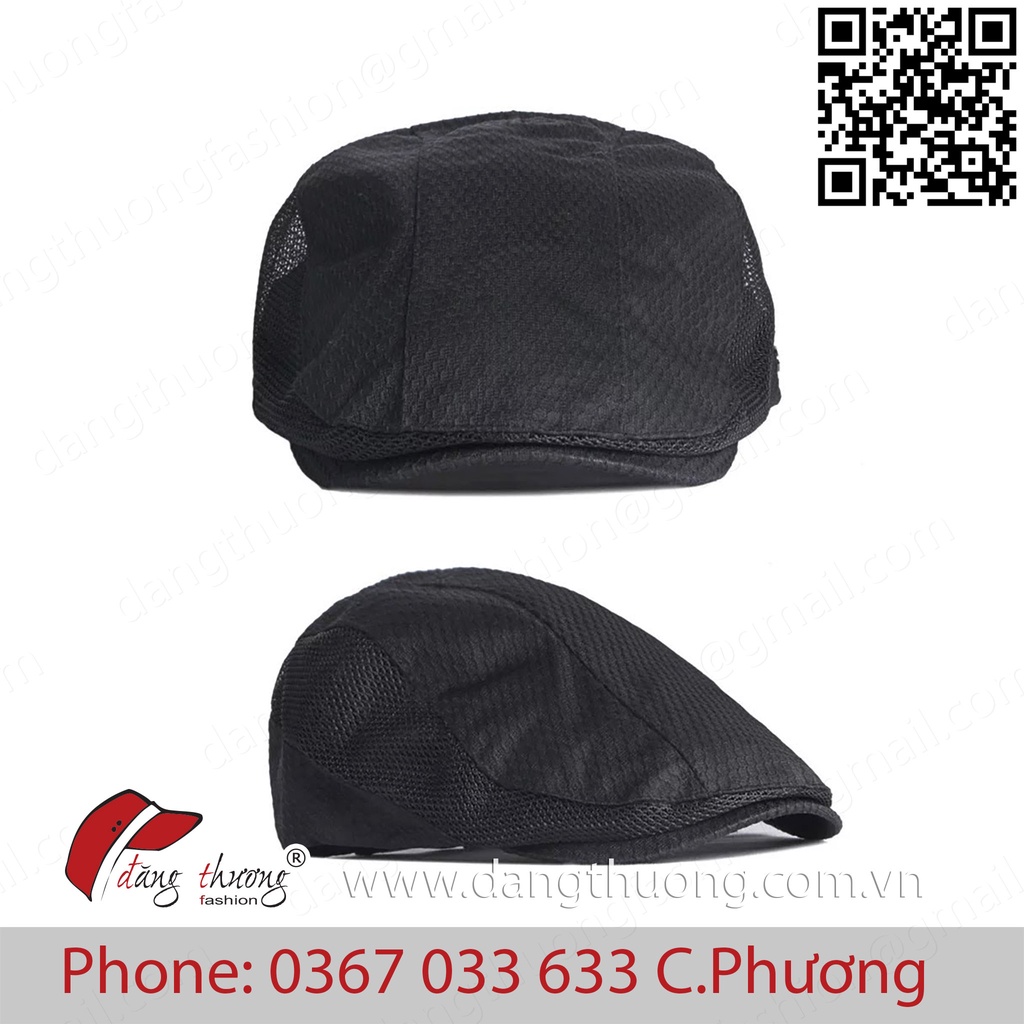 [HÀNG CÓ SẴN] [SHIP HỎA TỐC]  Mũ nón beret lưới thoáng mát mùa hè