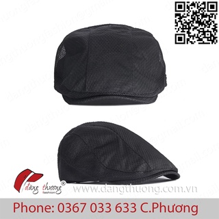 Mũ nón beret lưới thoáng mát mùa hè