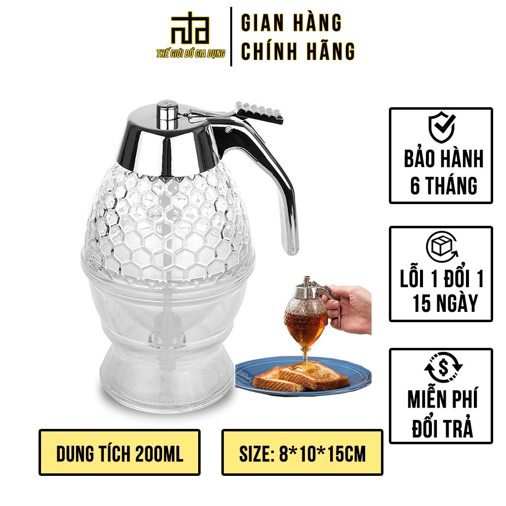 Hũ đựng thông minh đựng mật ong, dầu ăn TR343 | NTD thế giới đồ gia dụng