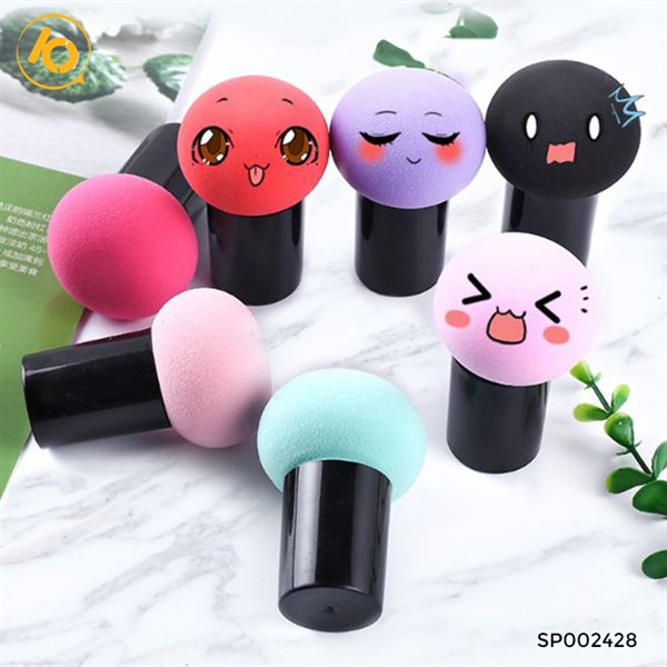 Bông phấn trang điểm tròn siêu cute SP002428