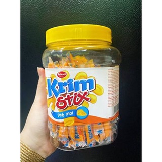 kẹo que mềm phô mai krim stix