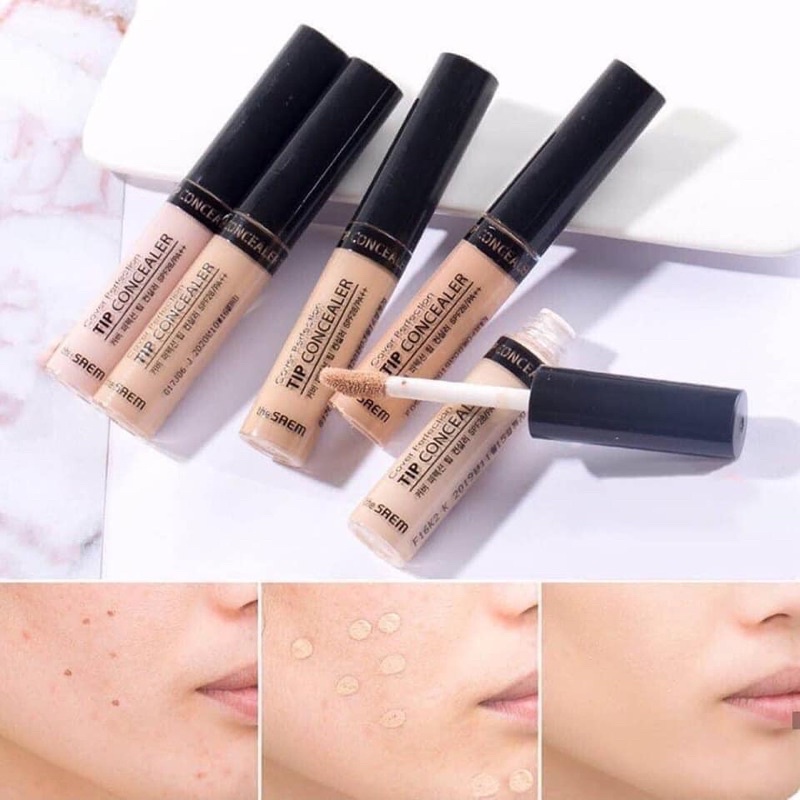 Che Khuyết Điểm The Saem Cover Perfection Tip Concealer